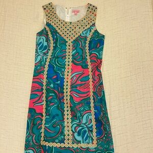 Lily Pulitzer Gold Embellished Dress